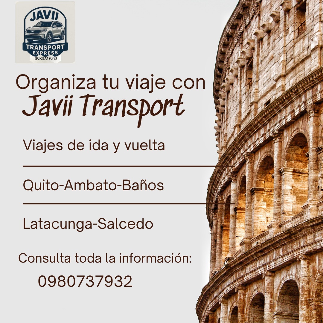 Rutas a todo Ecuador con Taxi VIP JAVII