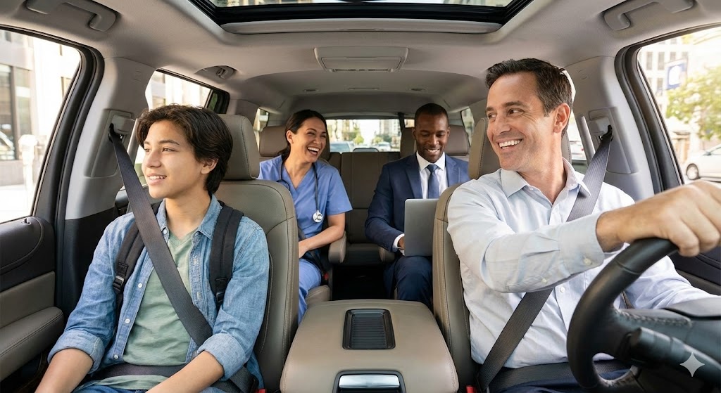 Viajes Compartidos en grupo alegre